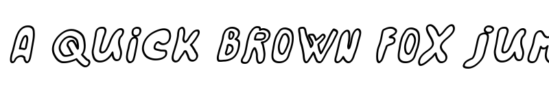 Preview of Rainbow 2000 Italic font