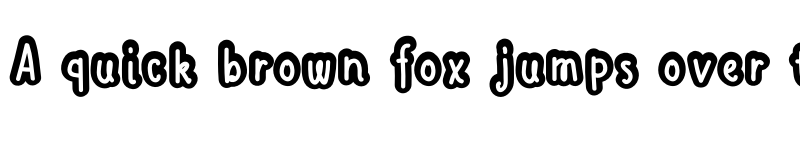 Preview of Rainbow Regular font