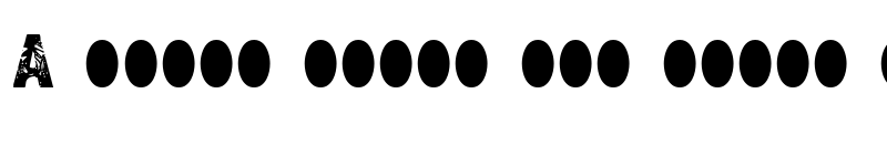 Preview of Raindrop Splash Regular font