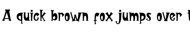 Preview of Rainies Regular font