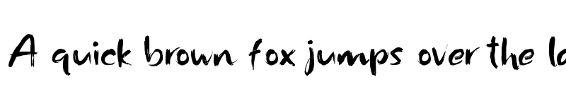 Preview of Rainly Regular font