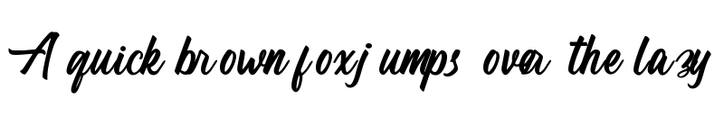 Preview of Rainsha Regular font