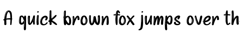 Preview of Raisin Topping Regular font