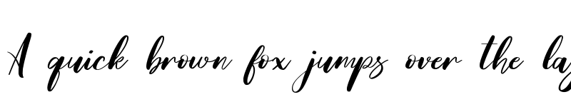 Preview of Raisyah Regular font