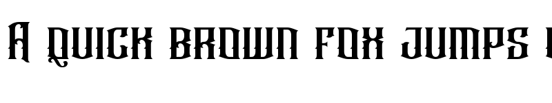 Preview of Raizen Regular font
