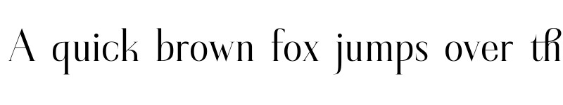 Preview of Rakelyn Regular font