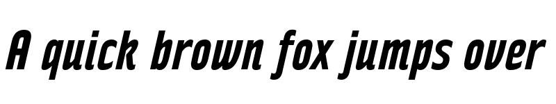 Preview of Rakesly Bold Italic font