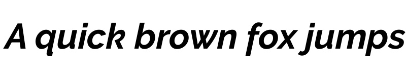 Preview of Raleway Bold Italic font