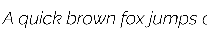 Preview of Raleway Light Italic font