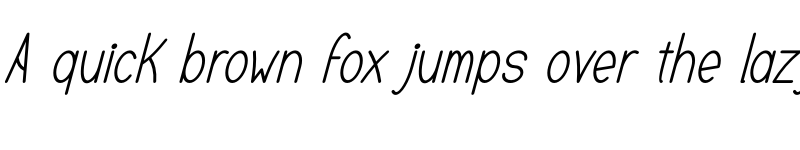 Preview of RALINE Bold Italic font