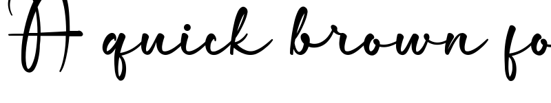 Preview of Ralins Demo Script font