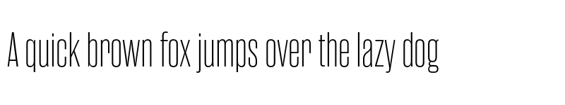 Preview of Rama Gothic M Thin font