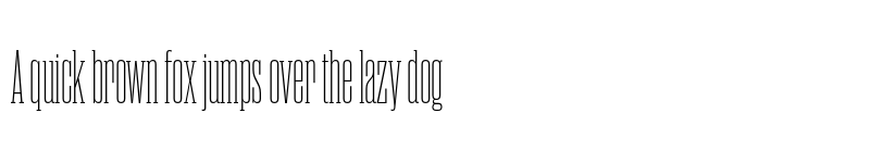 Preview of Rama Slab C Thin font