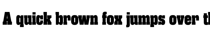 Preview of Rama Slab E Heavy font