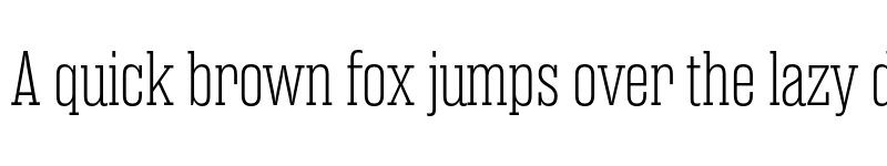 Preview of Rama Slab E Thin font