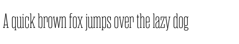 Preview of Rama Slab M Thin font