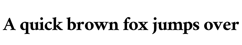 Preview of Ramaraja Regular font