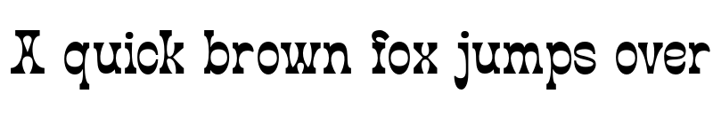 Preview of Ramp Regular font