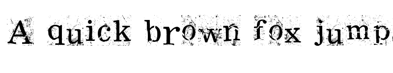 Preview of RamRod Regular font