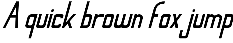 Preview of Rancaekek Demo Italic font
