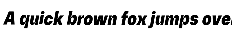 Preview of Random Grotesque Slim Black SlimBlackIt font