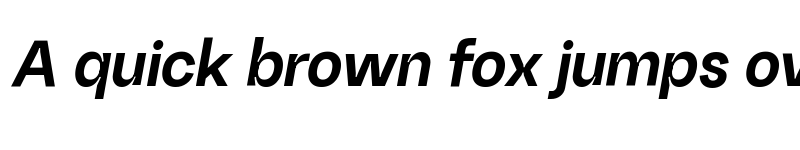 Preview of Random Grotesque Standard Bold StandardBoldItalic font