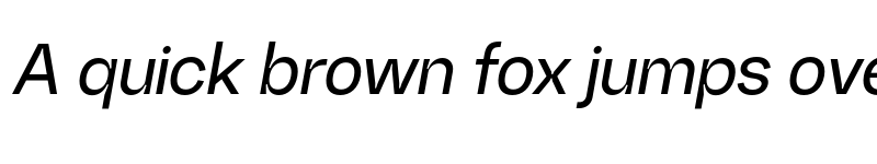 Preview of Random Grotesque Standard Medium StandardMediumIt font