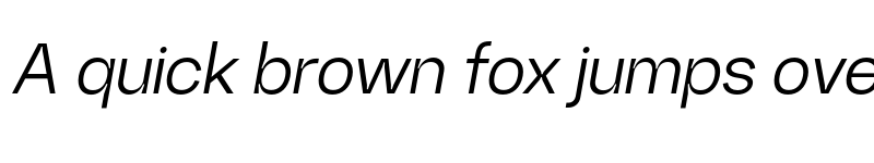 Preview of Random Grotesque Standard StandardRegularIt font