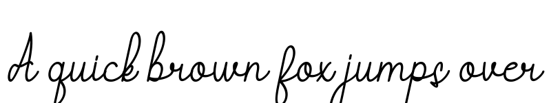 Preview of Rania Shin Regular font