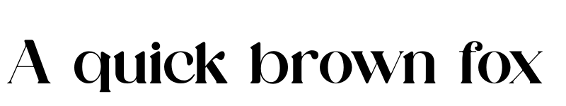 Preview of Ranika Regular font