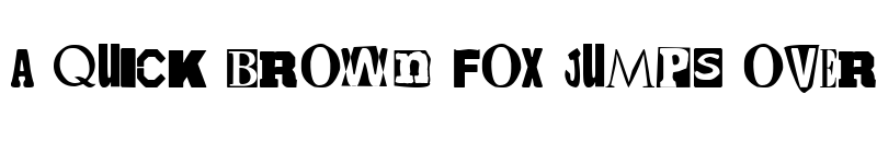 Preview of Ransom Regular font