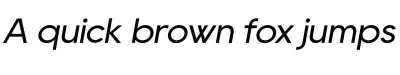 Preview of Rany Italic font