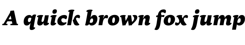 Preview of Raritas ExtraBold Italic font