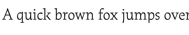 Preview of Raritas ExtraLight font