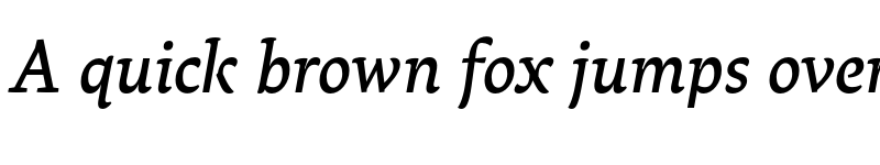 Preview of Raritas Medium Italic font