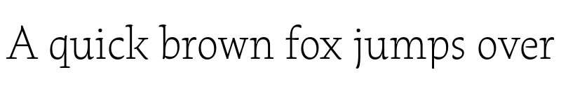 Preview of Raritas Thin font