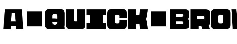 Preview of Rasterquan Bold font