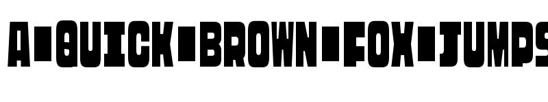 Preview of Rasterquan Condensed Bold font