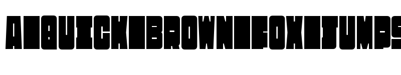 Preview of Rasterquan Condensed Heavy font