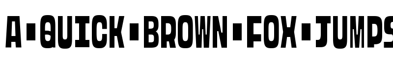 Preview of Rasterquan Condensed Medium font