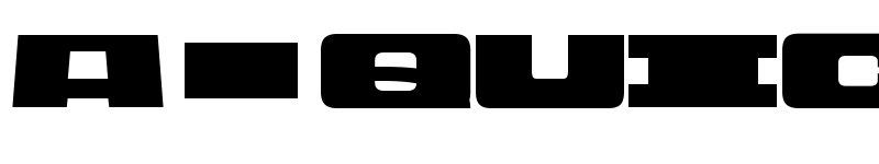 Preview of Rasterquan Expanded Bold font