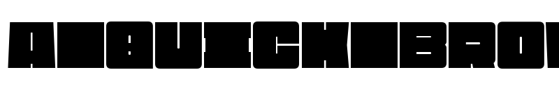 Preview of Rasterquan Heavy font