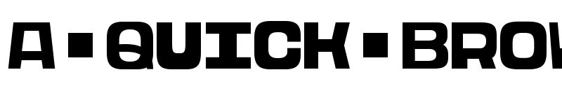 Preview of Rasterquan Medium font