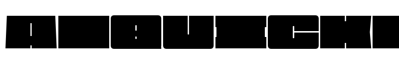 Preview of Rasterquan Semi Expanded Heavy font