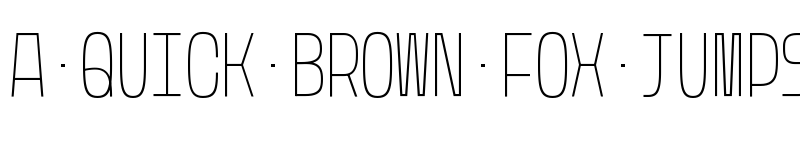 Preview of Rasterquan Variable font