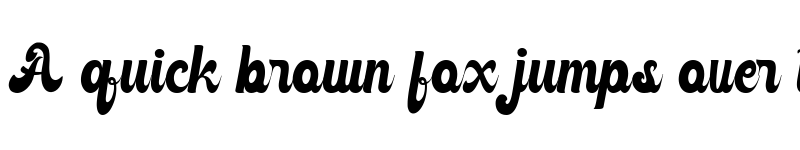 Preview of Rateline Regular font