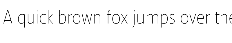 Preview of Ratio Display Thin font