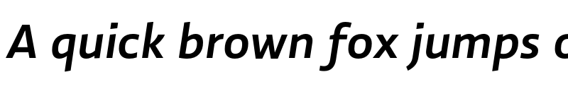 Preview of Ratio Medium Italic font