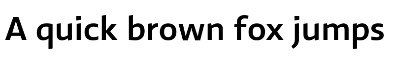 Preview of Ratio Medium font