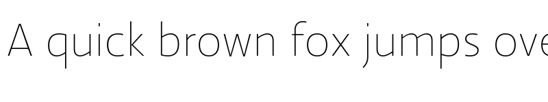 Preview of Ratio Thin font